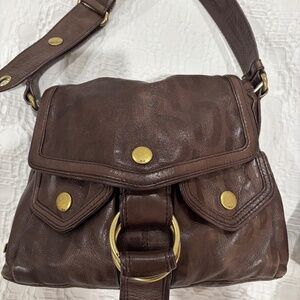 Marc Jacobs Vintage Brown Embossed Women's Bag